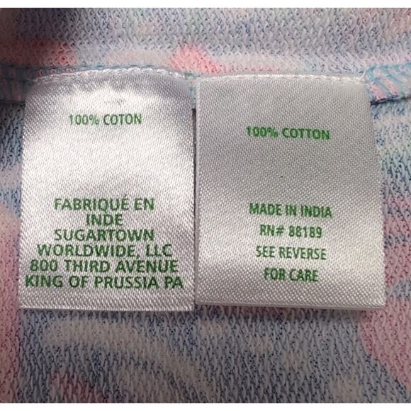 Lilly Pulitzer Jansen Sweatshirt Womens XL Pink Isle Snappy Turtle NEW NWT $108 - Picture 7 of 13